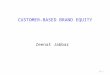 CUSTOMER-BASED BRAND EQUITY Zeenat Jabbar 15.1. Brand Knowledge Structure Brand awareness, depth, and breadth Brand associations 15.2