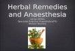 Herbal Remedies and Anaesthesia Adrian WONG Specialist Registrar Anaesthetics/ITU Wessex Deanery Adrian WONG Specialist Registrar Anaesthetics/ITU Wessex
