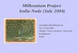 Millennium Project India Node (July 2004) Anandhavalli Mahadevan Vice-Chancellor Mother Teresa Women’s University Kodaikanal India