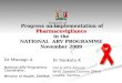 Progress on implementation of Pharmacovigilance in the NATIONAL ARV PROGRAMME November 2009 Dr Mwango A National ARV Programme Coordinator, Ministry of