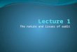 The nature and issues of audit. Lecture 1 The nature and issues of audit