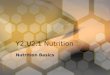 Y2.U2.1 Nutrition Nutrition Basics. Questions Why is nutrition important to the foodservice industry? What are the 6 basic types of nutrition? How do