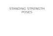 STANDING STRENGTH POSES. CHAIR POSE WARRIOR ONE