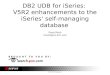 8 2002 IBM Corporation DB2 UDB for iSeries: V5R2 enhancements to the iSeries' self-managing database Doug Mack mackd@us.ibm.com