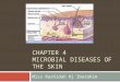 CHAPTER 4 MICROBIAL DISEASES OF THE SKIN Miss Rashidah Hj Iberahim