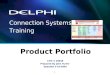 1 Product Portfolio CTIS # 29958 Prepared By John Yurtin Updated 2-18-2005 Connection Systems Training