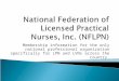 Membership information for the only national professional organization specifically for LPN and LVNs across the country