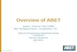 Copyright © 2014 by ABET Joseph L. Sussman, PhD, F.ASME ABET Managing Director - Accreditation / CIO 2014 Civil Engineering Department Heads Conference