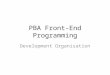 PBA Front-End Programming Development Organisation