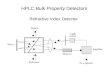 HPLC Bulk Property Detectors Refractive Index Detector