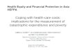 Coping with health-care costs: implications for the measurement of catastrophic expenditures and poverty