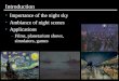 Introduction Importance of the night sky Ambiance of night scenes Applications –Films, planetarium shows, simulators, games