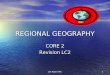 Jim Ryan SPC1 REGIONAL GEOGRAPHY CORE 2 Revision LC2