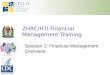 ZHRC/HTI Financial Management Training Session 1: Financial Management Overview