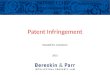 Patent Infringement Donald M. Cameron 2015 Donald M. Cameron