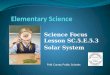 Science Focus Lesson SC.5.E.5.3 Solar System Polk County Public Schools