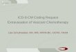 Lisa Schulmeister, RN, MN, APRN-BC, OCN®, FAAN ICD-9-CM Coding Request Extravasation of Vesicant Chemotherapy