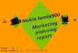 Nokia lumia900 Marketing planning report Group ： NO. 8 Group numbers: 李楚文、周婉桦、刘志颖、原少欢、邝欣仪
