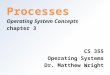 Process Concept A process is a program in execution. We use the terms process, job, and task interchangeably. A Process in Memory code global variables