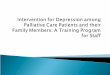 Clinical depression identified as a significant problem among palliative care patients  Research indicates 25% of patients meet criteria for major