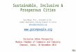 Sustainable, Inclusive & Prosperous Cities Gora Mboup, Ph.D., President & CEO, Global Observatory linking Research to Action gmboup@gora4people.org 