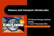 Satawu and transport climate jobs ITF Climate Change workshop Durban 1 st and 2 nd December 2011