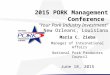 2015 PORK Management Conference “Your Pork Industry Investment” New Orleans, Louisiana Maria C. Zieba Manager of International Affairs National Pork Producers