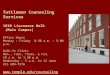 Tuttleman Counseling Services 1810 Liacouras Walk (Main Campus) (Main Campus) Office Hours Monday – Friday 8:30 a.m. – 5:00 p.m. Walk-In Clinic Mon., Tues,
