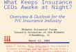 What Keeps Insurance CEOs Awake at Night? Overview & Outlook for the P/C Insurance Industry Midwest Actuarial Forum Casualty Actuaries of the Midwest