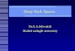Deep Neck Spaces Dr.S.A.Mirvakili Shahid sadughi university