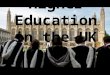 Higher Education in the UK. Top University Table