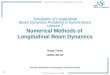 Numerical Methods of Longitudinal Beam Dynamics 1 iCSC2015, Helga Timko, CERN Simulation of Longitudinal Beam Dynamics Problems in Synchrotrons Lecture