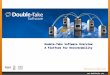 Www.doubletake.com Double-Take Software Overview A Platform for Recoverability