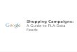 Google Confidential and Proprietary Shopping Campaigns: A Guide to PLA Data Feeds