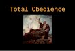 Total Obedience. I SAMUEL 15 22 And Samuel said, Hath the LORD [as great] delight in burnt offerings and sacrifices, as in obeying the voice of the LORD?