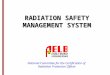 National Committee for the Certification of Radiation Protection Officer RADIATION SAFETY MANAGEMENT SYSTEM