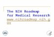 The NIH Roadmap for Medical Research  