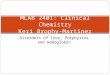 Disorders of Iron, Porphyrins and Hemoglobin MLAB 2401: Clinical Chemistry Keri Brophy-Martinez