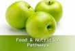 Food & Nutrition Pathways. Key Vocabulary Sanitation– clean practices. Nutrition– science of eating healthy. Agriculture– growing & producing food. Marketing–