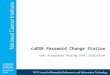 CaDSR Password Change Station User Acceptance Testing (UAT) Evaluation