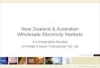 New Zealand & Australian Wholesale Electricity Markets A Comparative Review Dr Ralph Craven Transpower NZ Ltd