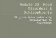 Virginia Union University Introduction to Psychology