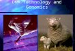 DNA Technology and Genomics. Recombinant DNA n Definition: DNA in which genes from 2 different sources are linked n Genetic engineering: direct manipulation