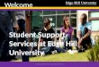 Student Services / Learning Services Welcome Student Support Services at Edge Hill University