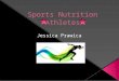 PPromotion of nutrition to athletes to enhance their performance, health, and fitness