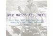 WIP March 11, 2015 Mind Map, FMP Proposal Draft, Reading List, LFW, Fashion Board