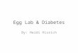 Egg Lab & Diabetes By: Heidi Hisrich. Draw a picture like the one below