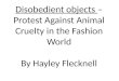 Disobedient objects – Protest Against Animal Cruelty in the Fashion World By Hayley Flecknell