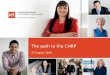 27 August, 2014 The path to the CHRP. Agenda — The path to the CHRP About HRMA About the CHRP Why obtain a CHRP? The CHRP Path CHRP Fees and Dues Questions