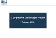 Competitive Landscape Report February, 2013. 2 Bar/Restaurant Confidential and Proprietary FEBRUARY LEAD OFFER NATIONAL OFFER PORTFOLIO Available PackagesBest